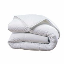 Couette Synthétique de 400 G - Blanc - Polyester - Home Maison