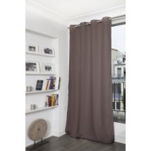 Rideau Grande hauteur Phonique Thermique et Occultant "Moondream" - Gris - Coton - Home Maison