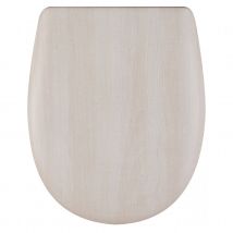 Abattant easy clip en bois clair - Sable - Bois - Home Maison