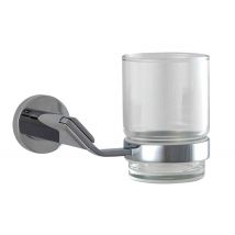 Porte Verre aux Lignes Épurées - Gris - Métal - Home Maison