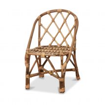 Mini chaise en rotin - Naturel - Rotin - Home Maison