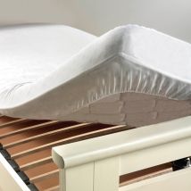 Protège matelas molleton et anti acarien "Molly" - Blanc - Coton - Home Maison