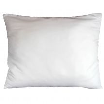 Oreiller uni confort en polyester - Blanc - Polyester - Home Maison