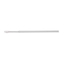 2 Tringles pour petit rideau à Poser Blanc - Blanc - 80-130 cm - Métal/Plastique - Home Maison