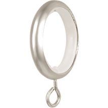 10 Anneaux métal anti-bruit - Argent - Métal - Home Maison
