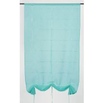 Store Relevable avec Bandes en Sergé - Bleu - Polyester - Home Maison