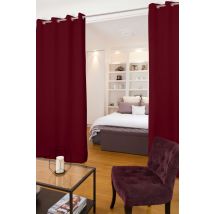 Rideau Séparateur de Pièce "MOONDREAM" - Rouge - Coton - Home Maison