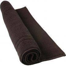Tapis de bain 50 x 80 cm en Coton couleur Noir - Noir - Coton - Home Maison