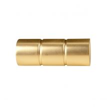 Lot de 2 embouts de tringle - Doré Mat - Métal - Home Maison