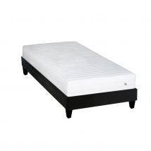 EGIO - Matelas latex like + sommier bois - ferme - Blanc - 90x200 cm - Latex - Home Maison