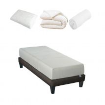 Pack Prêt à dormir SENSITIVE - Blanc - Mousse - Home Maison