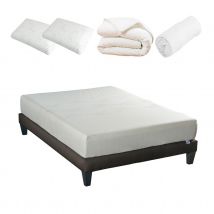 Pack Prêt à dormir SENSITIVE - Blanc - Mousse - Home Maison