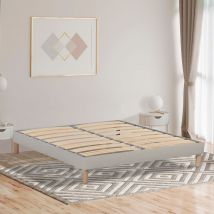 Sommier à lattes en bois LINO - Livré en kit - Beige - Bois - Home Maison