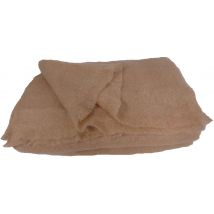 Plaid en Laine Mohair Très Douce - Marron - Mohair - Home Maison