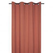 Rideau Windsor à oeillets - Terracotta - Coton - Home Maison