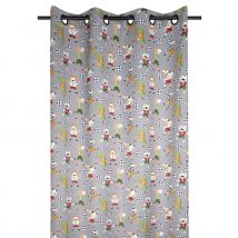 Rideau occultant spécial foot - Multicolore - Polyester/Occultant - Home Maison