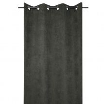 Rideau en velours côtelé - Vert Olive - Polyester/Velours - Home Maison
