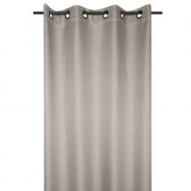 Rideau occultant doublure polaire - Beige - Polyester/Occultant - Home Maison