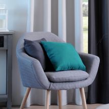 Coussin uni - Bleu Canard - Polyester - Home Maison
