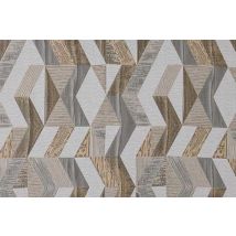 Rideau Zig Zag Coloré - Beige - Polyester - Home Maison