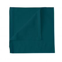 Serviette de table unie et colorée - Vert emeraude - Coton - Home Maison