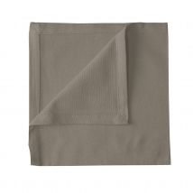 Serviette de table unie et colorée - Beige - Coton - Home Maison