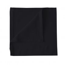 Serviette de table unie et colorée - Noir - Coton - Home Maison