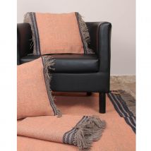 Tapis déco raipur - Marron Brun - Coton - Home Maison