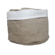 Panier invité avec serviettes - Naturel - 30x30 cm - Coton - Home Maison