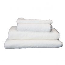 Serviette de bain grand hôtel - Blanc - Coton - Home Maison
