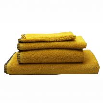 Gant de toilette grand hotel - Jaune Curry - Coton - Home Maison