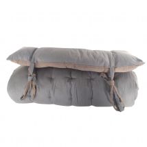 Matelas d'assisse extérieur - Gris - Coton - Home Maison