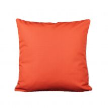 Coussin extérieur uni imperméable - Orange - Polyester - Home Maison
