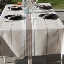 Nappe anti tâche esprit d'antan - Naturel - Polyester - Home Maison