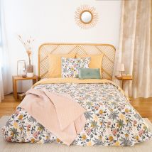Parure fleurie en satin de coton bio - Multicolore - Coton - Home Maison
