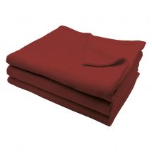 Couverture en polaire confort - Terracotta - 220x240 cm - Polyester - Home Maison