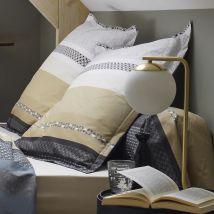 Parure de draps 5 pièces Marlow - Beige - Coton - Home Maison