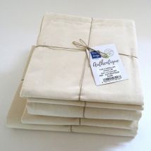Drap plat en 100% coton biologique - Sable - Coton - Home Maison