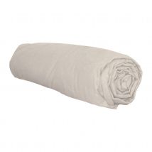 Drap housse en flanelle - Beige - Flanelle/Coton - Home Maison