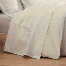Drap plat esprit grand hôtel - Sable - Coton - Home Maison