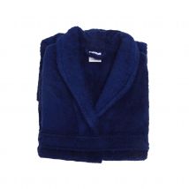 Peignoir de bain uni et coloré - Bleu - Coton - Home Maison