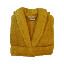 Peignoir de bain uni et coloré - Jaune - Coton - Home Maison