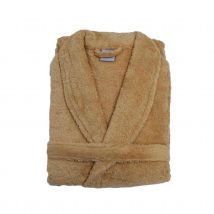 Peignoir de bain uni et coloré - Beige - Coton - Home Maison
