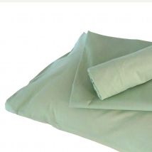 Housse de couette enfant uni - Vert tilleul - Coton - Home Maison