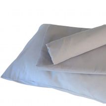 Housse de couette enfant uni - Gris - Coton - Home Maison