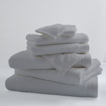 Drap De Bain Uni et Coloré - Gris clair - Coton - Home Maison