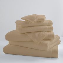 Drap De Bain Uni et Coloré - Beige - Coton - Home Maison