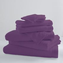 Drap De Bain Uni et Coloré - Violet - Coton - Home Maison