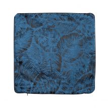 Housse de coussin esprit jungle tropicale - Bleu - Polyester - Home Maison