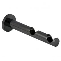 Support de tringle double Ø20 mm - Gris Foncé - Métal - Home Maison